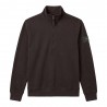 Calvin Klein Felpa Mezza Zip Badge Nero Uomo