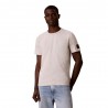 Calvin Klein T-Shirt Badge Bianco Uomo