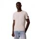 Calvin Klein T-Shirt Badge Bianco Uomo