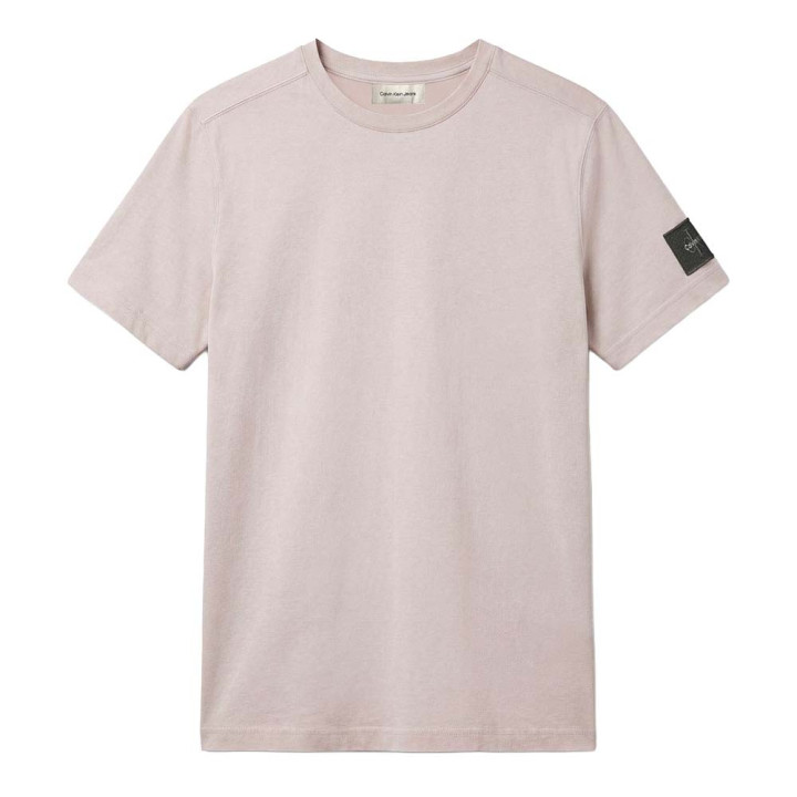 Calvin Klein T-Shirt Badge Bianco Uomo
