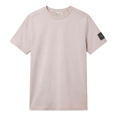 Calvin Klein T-Shirt Badge Bianco Uomo