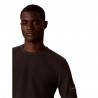 Calvin Klein T-Shirt Waffle Badge Nero Uomo