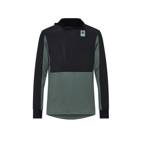 Fox Maglia Mtb Defend Thermal Hoodie Sage Uomo