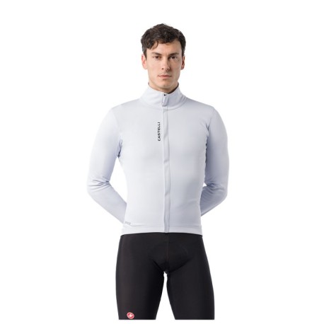 Castelli Giacca Ciclismo Ideale Argento Grigio Uomo