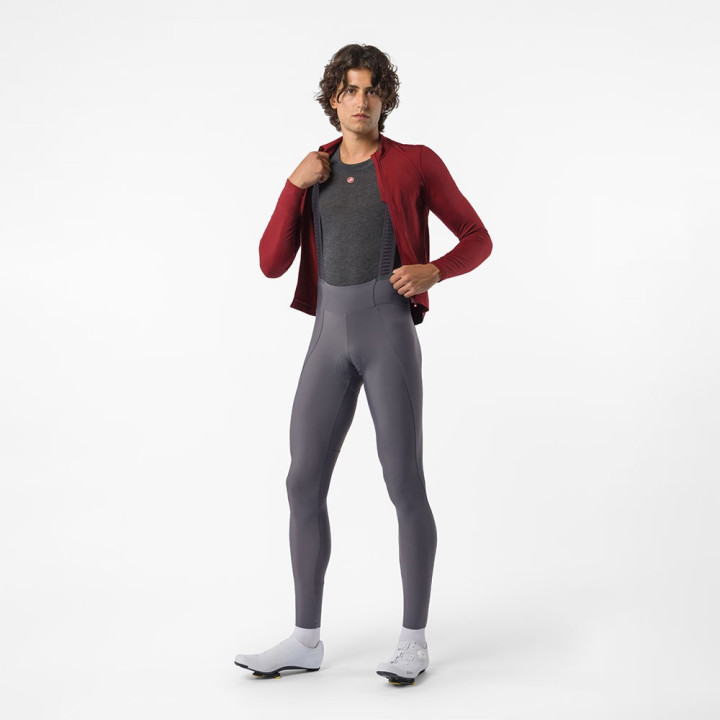 Castelli Salopette Ciclismo Espresso 2 Smoky Grigio Uomo