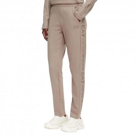 Ea7 Tuta Sportiva Essential Beige Donna