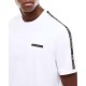 Ea7 T-Shirt Logo Tape Bianco Uomo