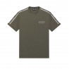 Ea7 T-Shirt Logo Tape Verde Uomo