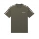 Ea7 T-Shirt Logo Tape Verde Uomo