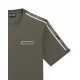 Ea7 T-Shirt Logo Tape Verde Uomo