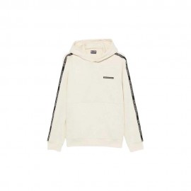 Ea7 Felpa Tape Bianco Uomo