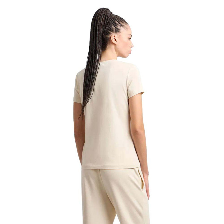 Ea7 T-Shirt Logo Series Essential Bianco Donna