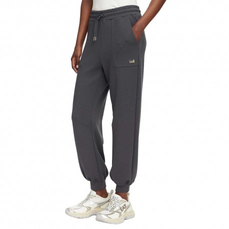 Ea7 Pantaloni Con Polsino Core Grigio Donna