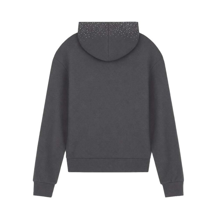 Ea7 Felpa Con Cerniera Precious Nero Donna