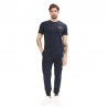 Ea7 T-Shirt Logo Core Blu Uomo