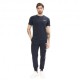 Ea7 T-Shirt Logo Core Blu Uomo