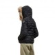 Blauer Piumino Aldie Con Pelo Nero Donna