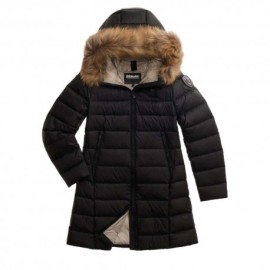 Blauer Piumino Lungo Kristin Nero Donna