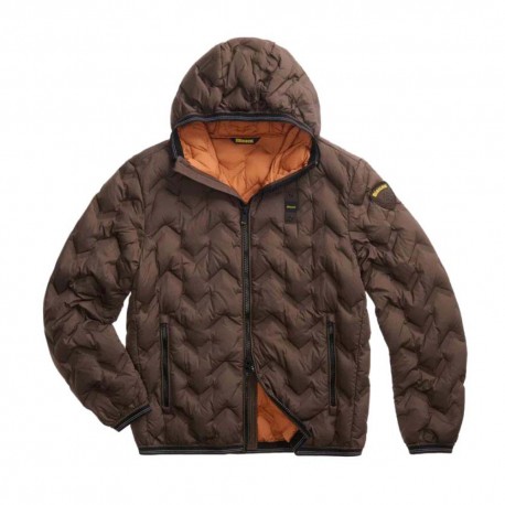 Blauer Piery Giacca Spigato Marrone Uomo