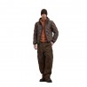 Blauer Piery Giacca Spigato Marrone Uomo