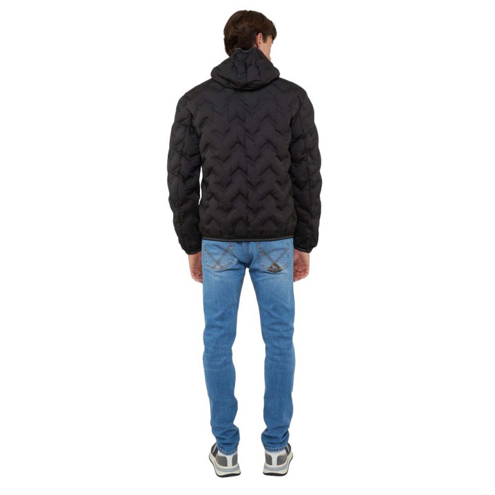 Blauer Piery Giacca Spigato Nero Uomo