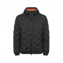 Blauer Piery Giacca Spigato Nero Uomo