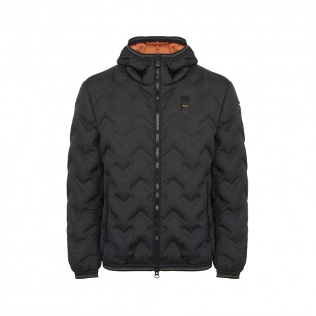 Blauer Piery Giacca Spigato Nero Uomo