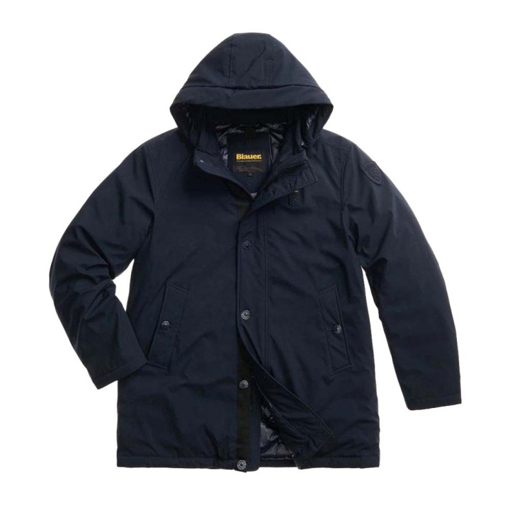 Blauer Chester Giacca Lungo Blu Uomo