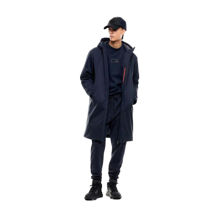 Ea7 Giacca New Tech Hooded Blu Uomo