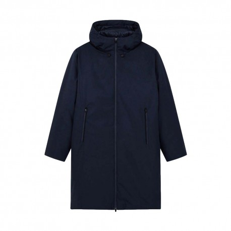 Ea7 Giacca New Tech Hooded Blu Uomo