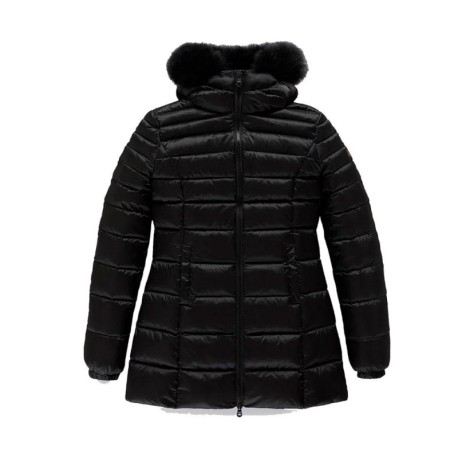 Refrigiwear Long Mead Fur Giacca Nero Donna