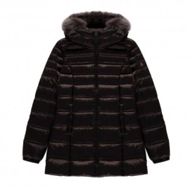 Refrigiwear Long Mead Fur Giacca Moro Donna