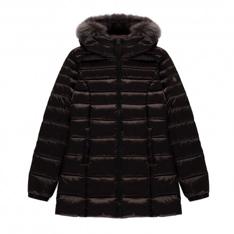 Refrigiwear Long Mead Fur Giacca Moro Donna