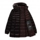 Refrigiwear Long Mead Fur Giacca Moro Donna