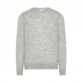 Sun 68 Maglia Maniche Lunghe Misto Alpaca Grigio Uomo