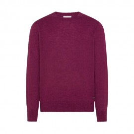 Sun 68 Maglia Maniche Lunghe Misto Alpaca Bordeaux Uomo