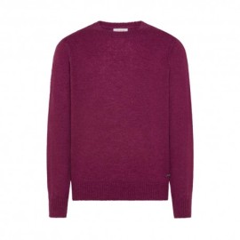 Sun 68 Maglia Maniche Lunghe Misto Alpaca Bordeaux Uomo