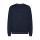 Sun 68 Maglia Maniche Lunghe Stone Wash Blu Uomo