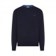 Sun 68 Maglia Maniche Lunghe Doppio Collo Blu Uomo