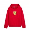 Puma Felpa Ferrari Colored Shield Fl Rosso Corsa Uomo