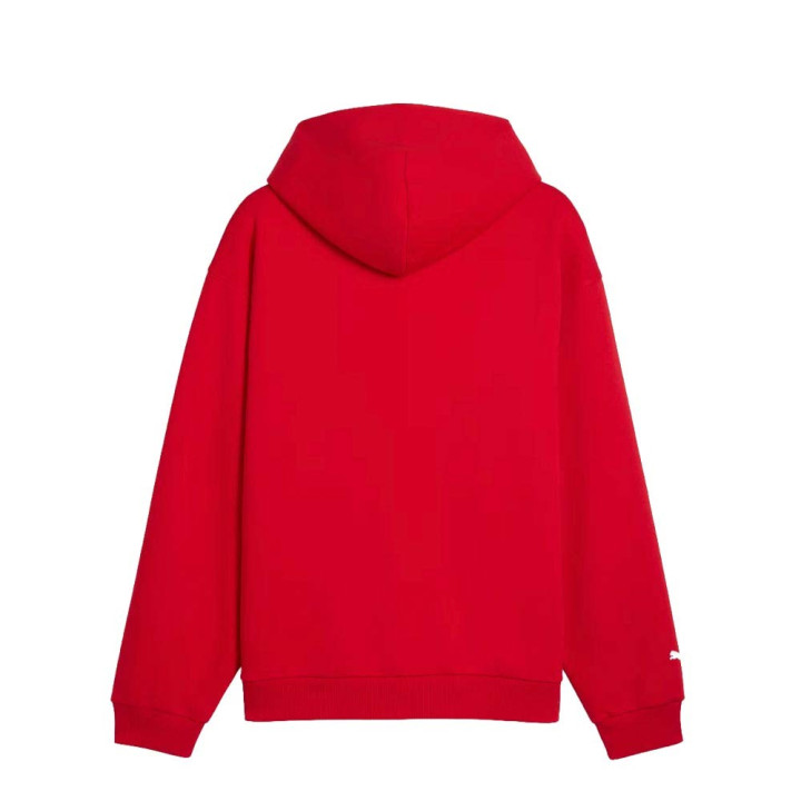 Puma Felpa Ferrari Colored Shield Fl Rosso Corsa Uomo