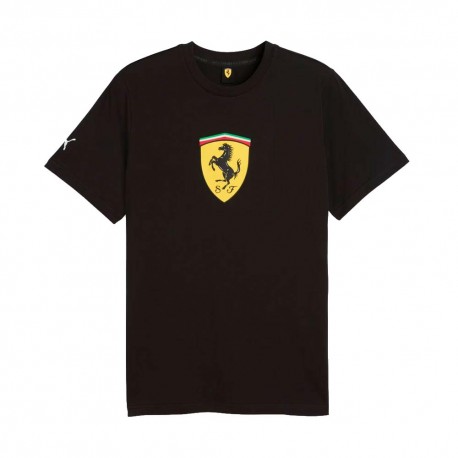 Puma T-Shirt Ferrari Colored Shield Nero Uomo