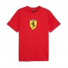 Puma T-Shirt Ferrari Colored Shield Rosso Corsa Uomo