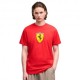 Puma T-Shirt Ferrari Colored Shield Rosso Corsa Uomo