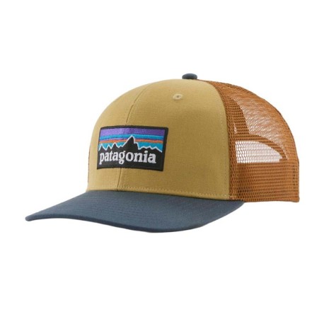 Patagonia Cappello Trekking P-6 Logo Trucker Lynx Tan