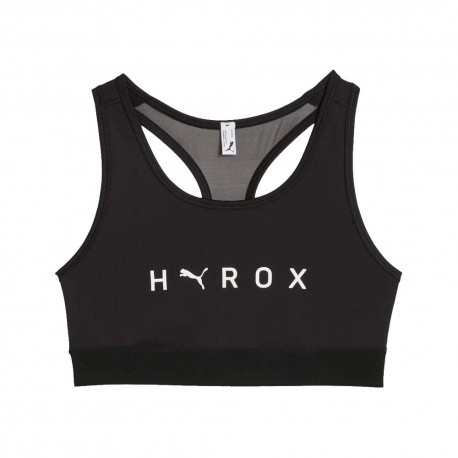Puma Reggiseno Sportivo Hyrox Mid Support Nero Donna
