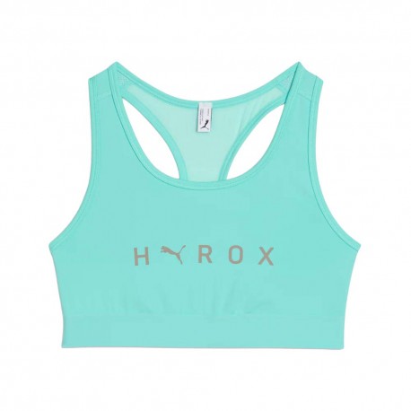 Puma Reggiseno Sportivo Hyrox Mid Support Azzurro Donna