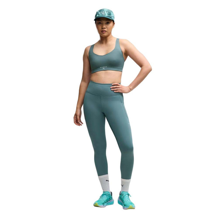 Puma Leggings Palestra Tight Hyrox Powermode Verde Donna