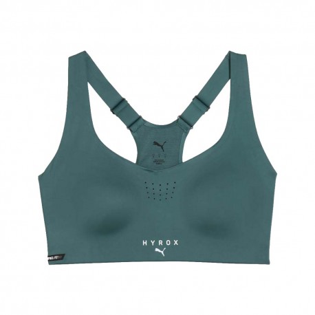 Puma Reggiseno Sportivo Hyrox Powermode Verde Donna