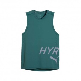 Puma Smanicato Logo Hyrox Dryelite Verde Uomo